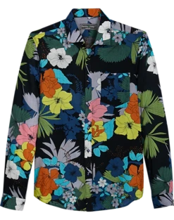 Paisley & Gray Slim Fit Spread Collar Sport Shirt, Multi Color Floral