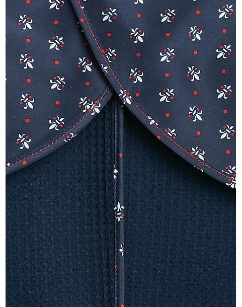 Paisley & Gray Slim Fit Soft Jacket, Navy - Image 4