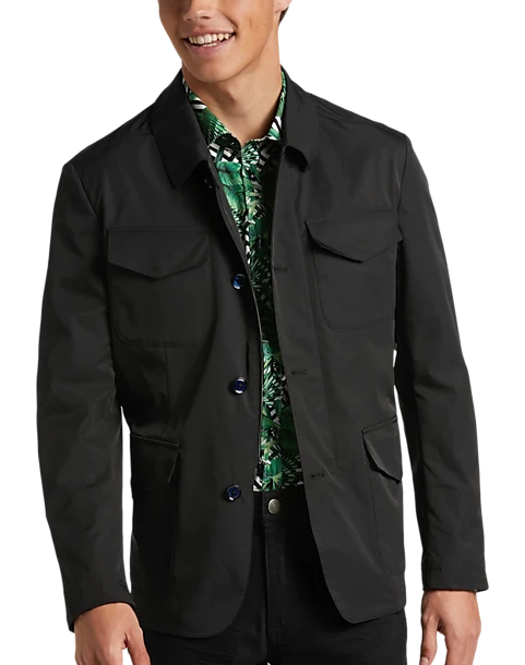 Paisley & Gray Slim Fit Casual Jacket, Black