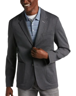 Awearness Kenneth Cole Modern Fit Notch Lapel Soft Jacket, Charcoal