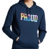 The Phluid Project Classic Fit Proud Graphic Hoodie, Navy