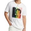 The Phluid Project Classic Fit It's Just Love Graphic Crew, White