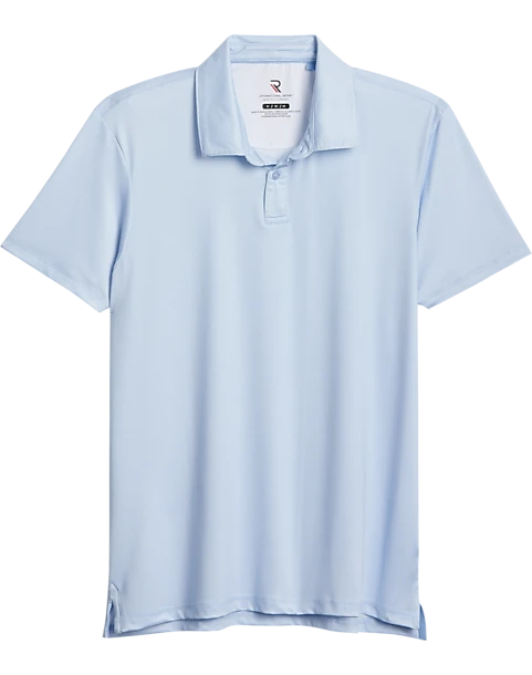 Report Collection Modern Fit Knit Polo, Light Blue