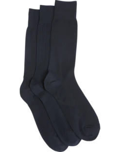 Joseph Abboud Black Socks, 3-Pack