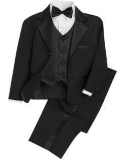 Peanut Butter Collection Toddler Boys Tuxedo, Light Gray