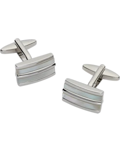 Pronto Uomo Cufflinks, Silver