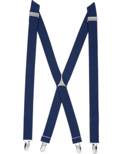 Egara Blue Diamond Clip Suspenders