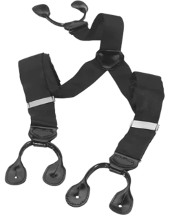 Men's Wearhouse Big & Tall Black Formal Suspenders