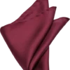 Joseph & Feiss Gold Pocket Square, Burgundy