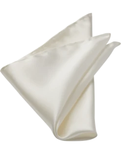 Pronto Uomo Ivory Pocket Square
