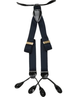 Men's Wearhouse Fancy Navy Silk Braces