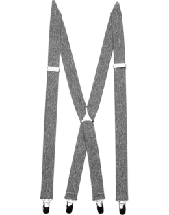 Egara Gray Clip Suspenders