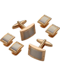 Pronto Uomo Cufflinks & Studs Set, Gold & Silver