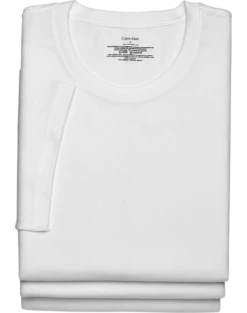 Calvin Klein Crew Neck T-Shirt, 3-Pack, White