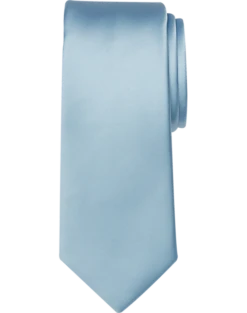 Egara Skinny Tie, Medium Blue