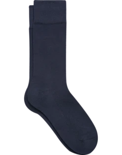 Egara Cushioned Dress Socks 1-Pair, Navy