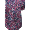 Joseph Abboud Narrow Tie, Red & Silver Floral