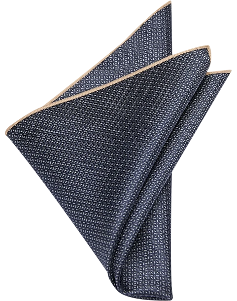 Joseph Abboud Pocket Square, Charcoal Check