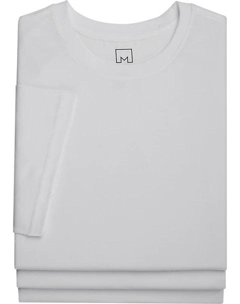 Michael Strahan Crew Neck Tees 3-Pack, White