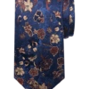 Joseph Abboud Narrow Tie, Navy Floral