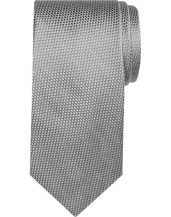 Pronto Uomo Narrow Tie, Silver