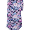 Pronto Uomo Narrow Tie, Fuchsia & Blue