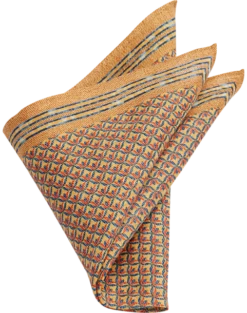 Joseph Abboud Linen Pocket Square, Gold