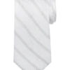 Pronto Uomo Narrow Tie, White Stripe