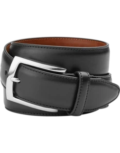 Johnston & Murphy Feather Edge Belt, Black