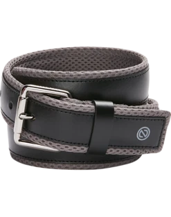 Cole Haan Two-Tone Belt, Black And Gray