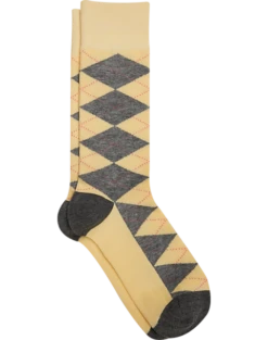 Egara Socks, Pale Banana Argyle
