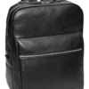 Joseph Abboud Pebble Leather Backpack, Black