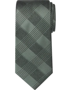 Calvin Klein Narrow Tie, Ivy Tonal Plaid