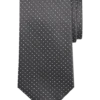 Calvin Klein Narrow Tie, Charcoal Pin Dot