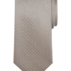 Calvin Klein Narrow Tie, Taupe Pin Dot