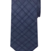 Calvin Klein Narrow Tie, Blue Tonal Plaid