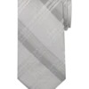 Calvin Klein Narrow Tie, White Plaid