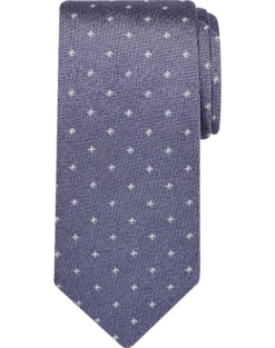 Pronto Uomo Narrow Tie, Purple Textured