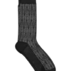 Egara Socks, Black Patterned