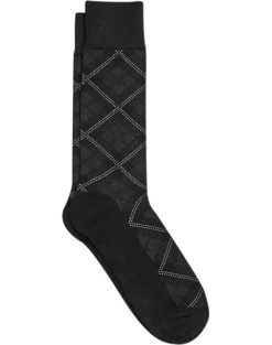 Egara Socks, Black Argyle