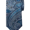 Joseph Abboud Narrow Tie, Blue Persian