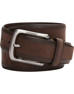 Joseph Abboud Two Tone Leather Belt, Brown
