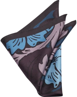 Joseph Abboud Pocket Square, Purple Western Floral