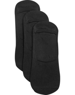 Egara Sneaker Liner Socks, Black 3-Pack
