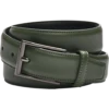 Egara Feather Edge 32mm Faux Leather Belt, Green